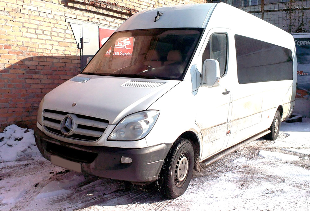 Mercedes Sprinter — удаление сажевого фильтра