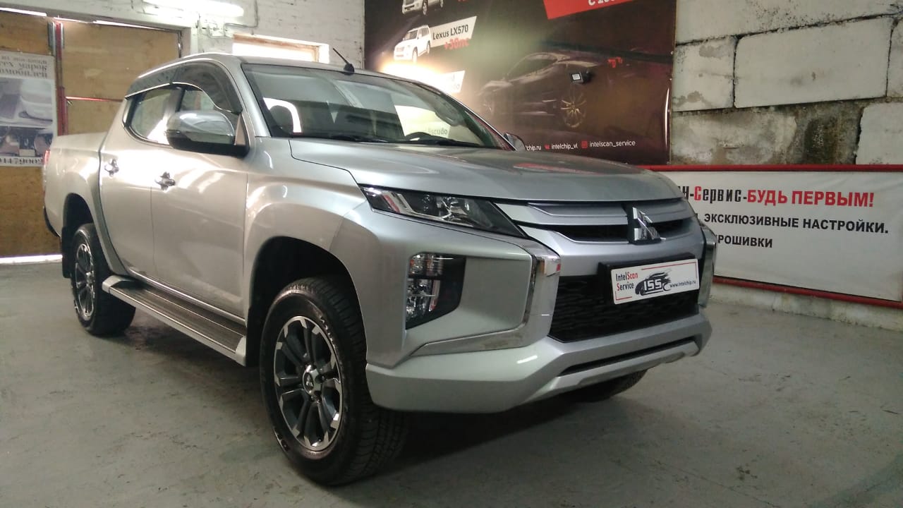 MMC L200 2019 2400сс — чиптюнинг stage2 +отключение EGR