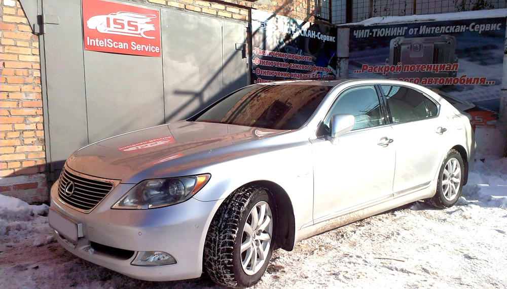 LEXUS LS460 — увеличение мощности