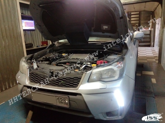 Subaru Forester SJ5 XT JDM — настройка на диностенде